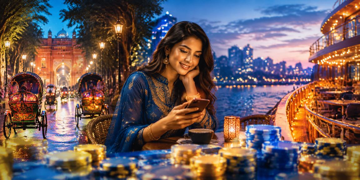 মোবাইল ক্যাসিনো ইন্টারফেস দেখাচ্ছে